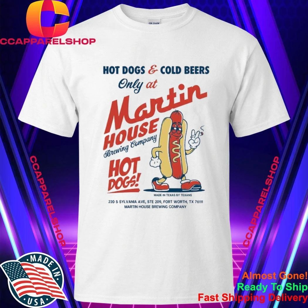 Martin House Brewing Company Glizzy Fest Hot Dog And Cold Beers Shirt
