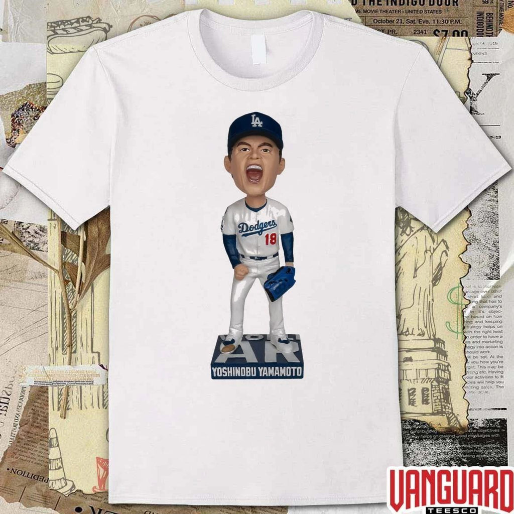 Dodgers Yoshinobu Yamamoto Starter Series Bobblehead 2026 Giveaway t-shirt