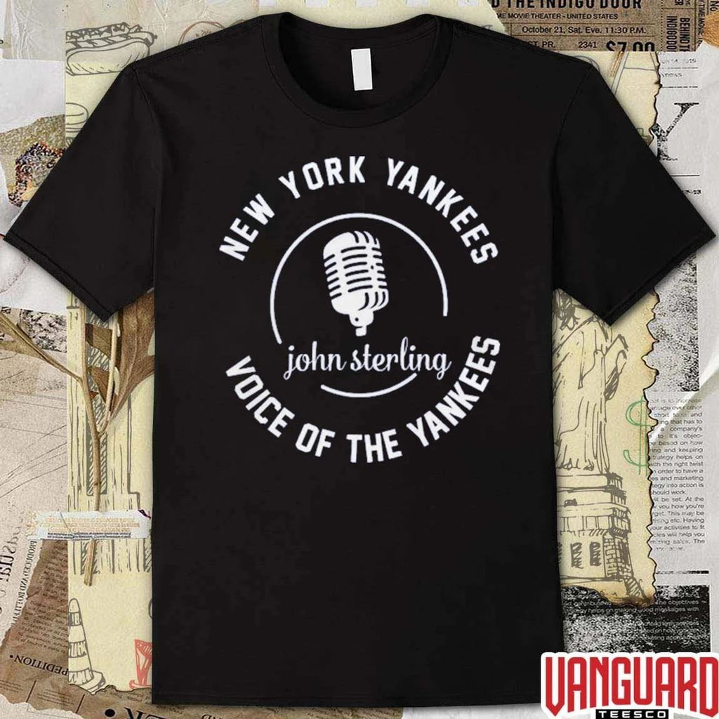 New York Yankees John Sterling 1938 2026 Voice Of The Yankees Radio Legend t-shirt