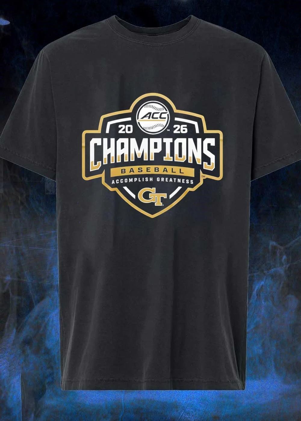 Georgia Tech GT ACC Baseball Champions 2026 Accomplish Greatness Shirt