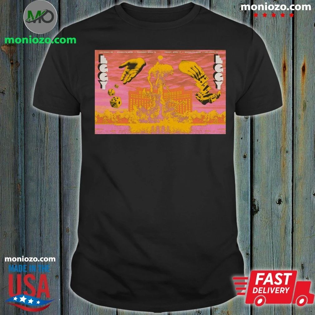 Eggy April 16-17 2026 Brooklyn Bowl Las Vegas Show Poster Shirt