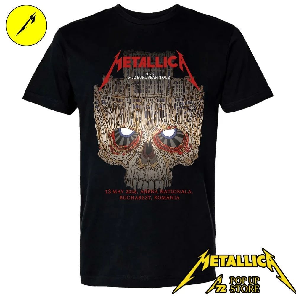 Metallica 2026 M72 European Tour May 13, 2026 Arena nationala, Bucharest , Romania by Matei Apostolescu Shirt