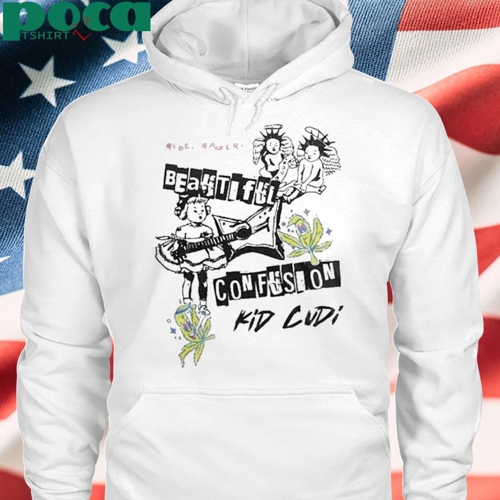 Kid Cudi 2026 Tour Dates The Rebel Ragers Beautiful Confusion Two Sided T-Shirt