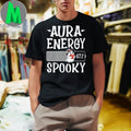 Funny Halloween Ghost Aura Energy 67 Spooky Gen Alpha Slang Shirt