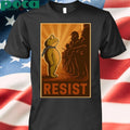 Portland Frog Against Resist 2025 Poster T-shirt