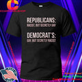 Back Republicans Racist But Secretly Gay Shirt