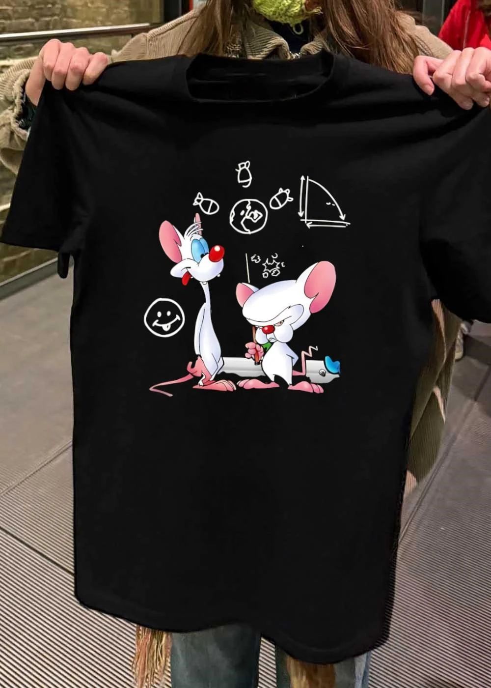 Pinky and the Brain Planning Global Destruction Graphic T-Shirt