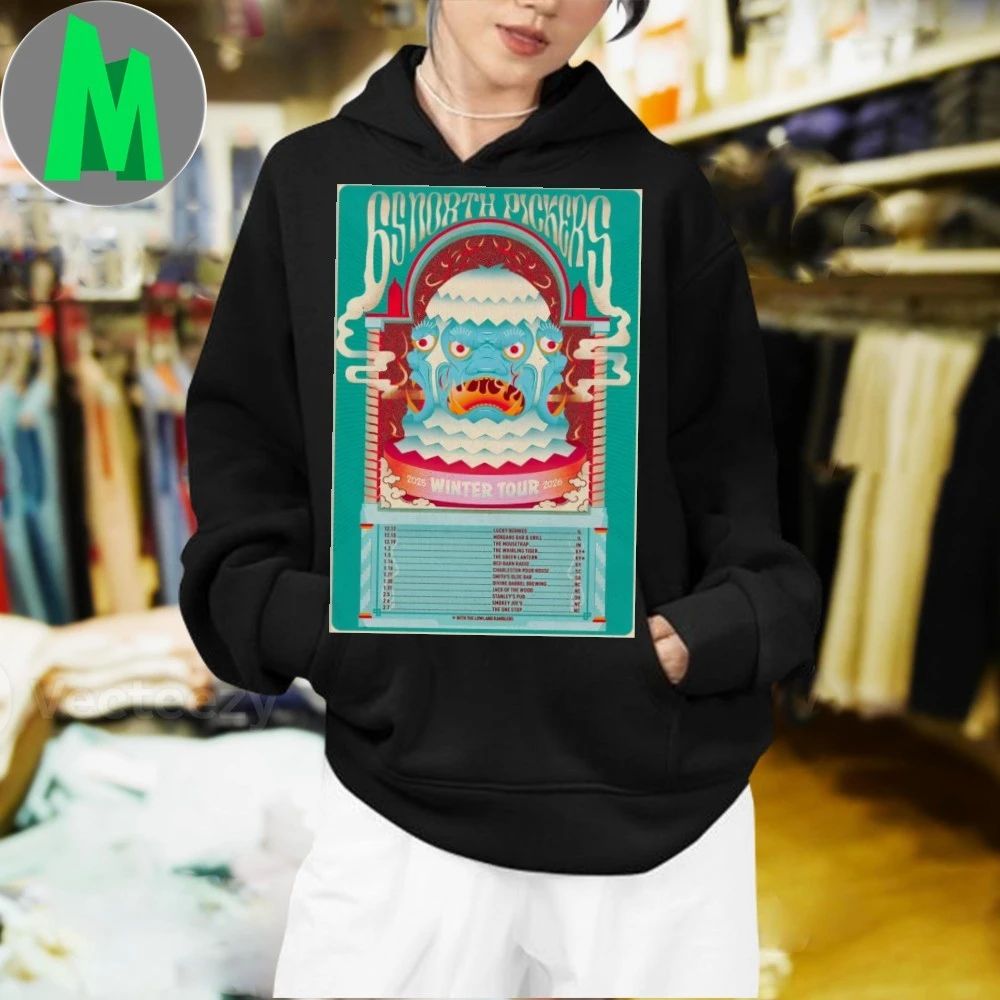 65 North Pickers Poster Winter 25 26 Tour Shirt