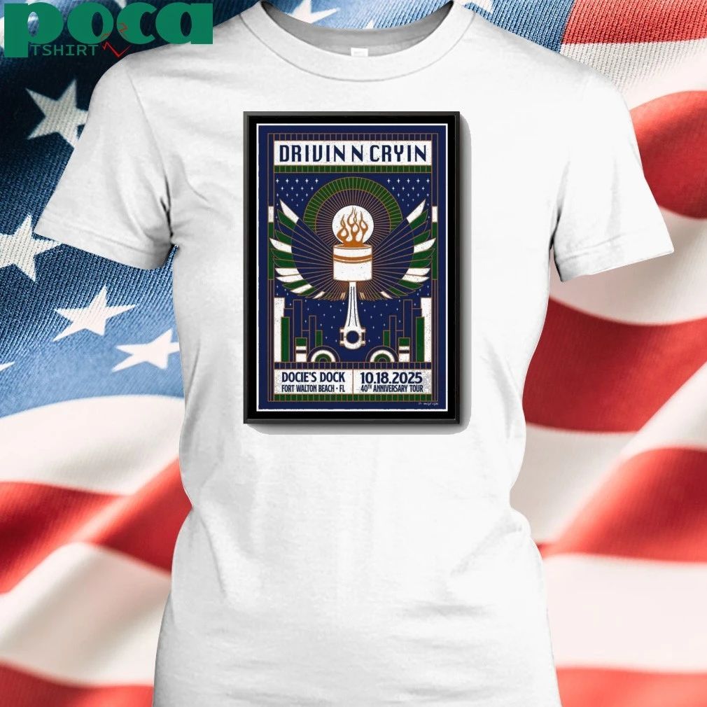 Drivin N Cryin Florida 2025 Poster shirt