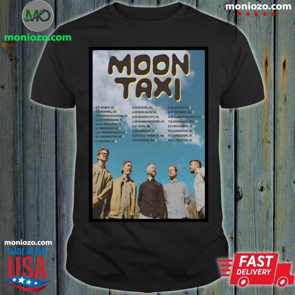 Original Moon Taxi Summer Tour 26 Poster Shirt