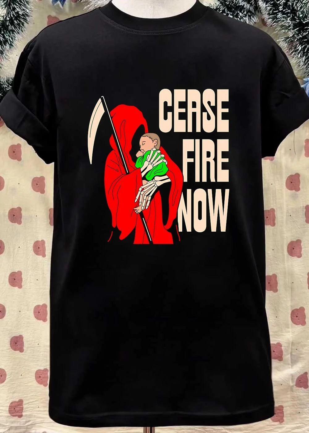 Death ceasefire now shirt