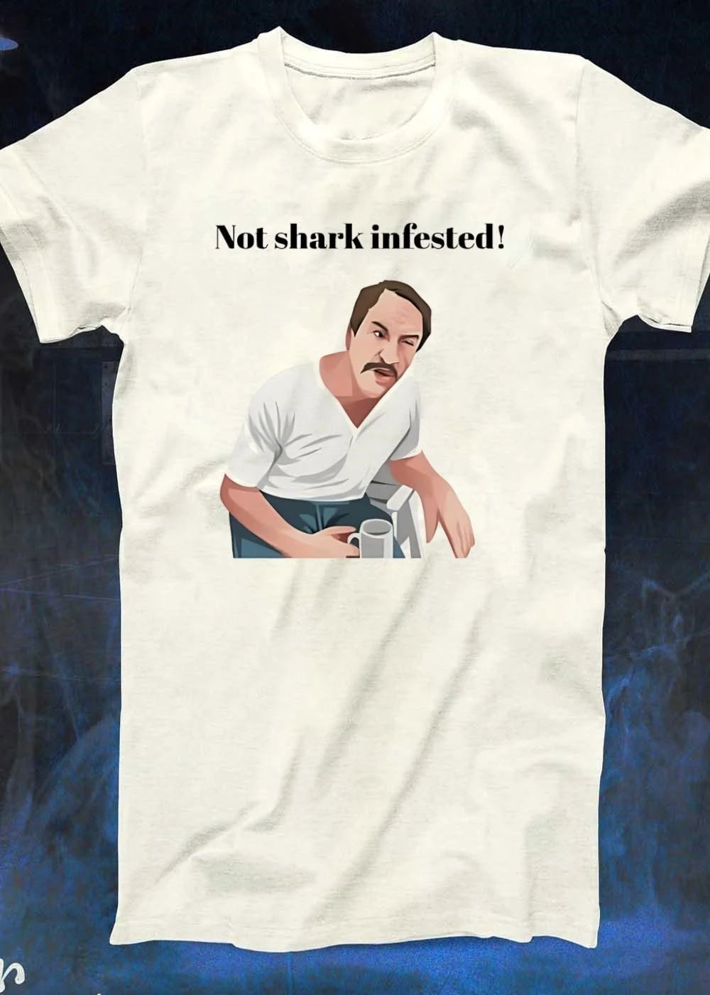 Not Shark Infested Winking Man Shirt