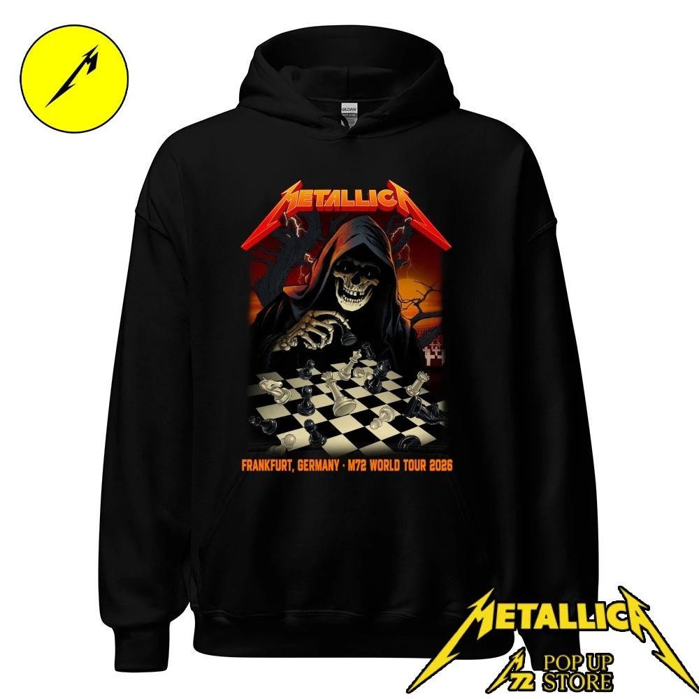Metallica M72 Frankfurt Pop-Up Shop May 22 and 24, 2026 limited-edition poster by Vance Kelly Shirt