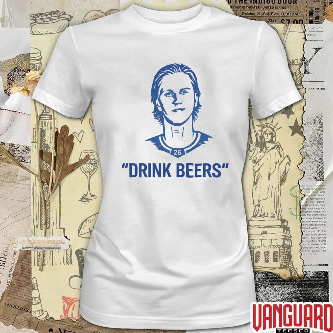Sam Carrick Drink Beers NHL Hockey 2026 t-shirt