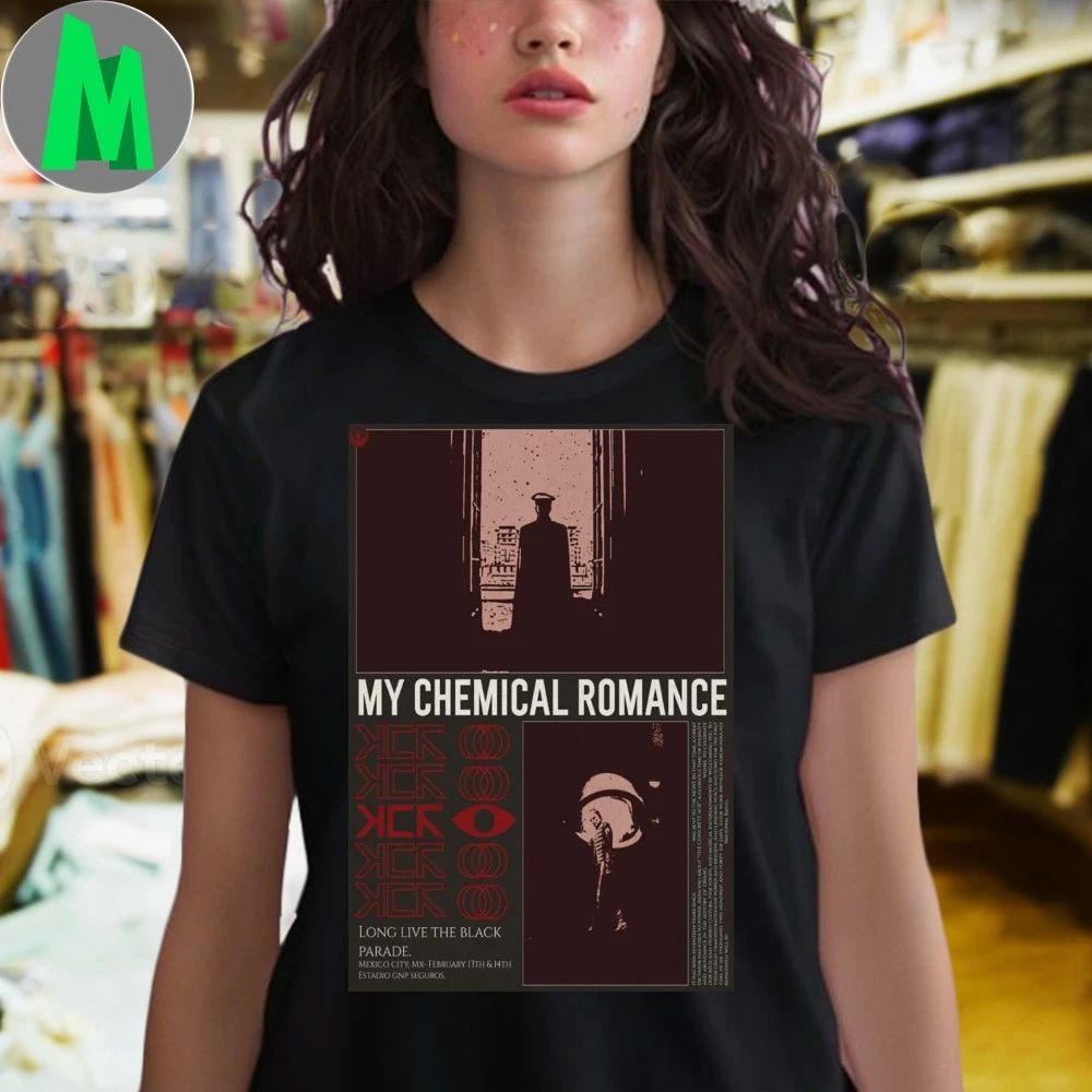 My Chemical Romance Mexico City Feb 13-14 2026 Poster Shirt