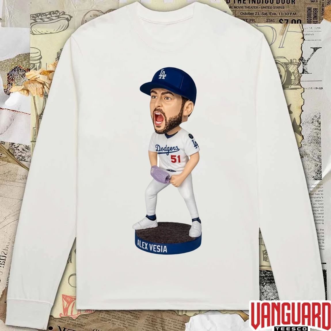 Dodgers Alex Vesia Bobblehead 2026 Giveaways t-shirt