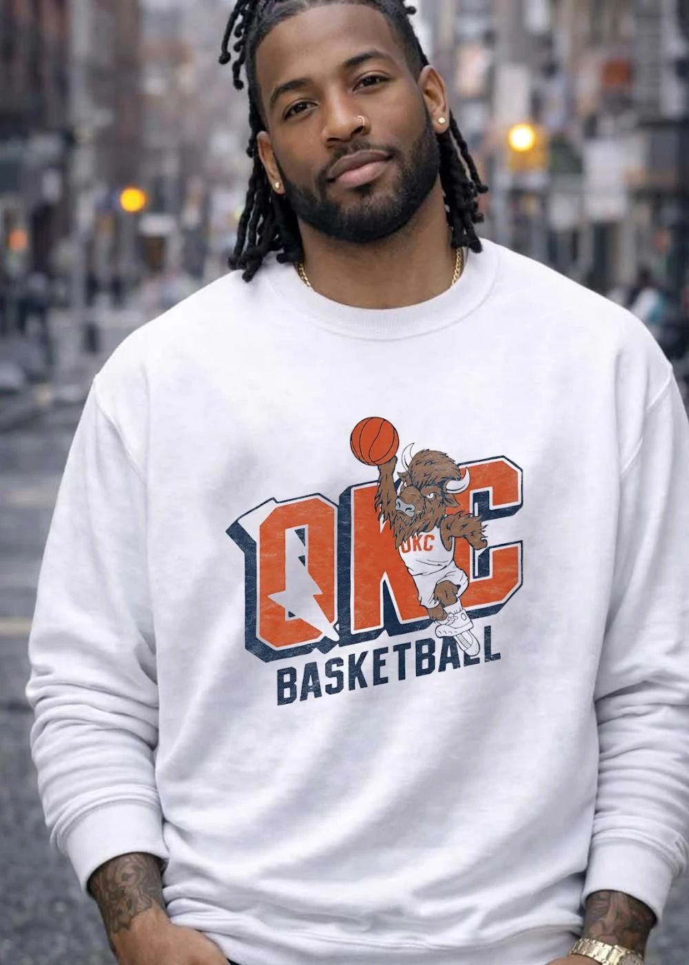 Rumble Oklahoma City Thunder basketball NBA OKC basketball shirt