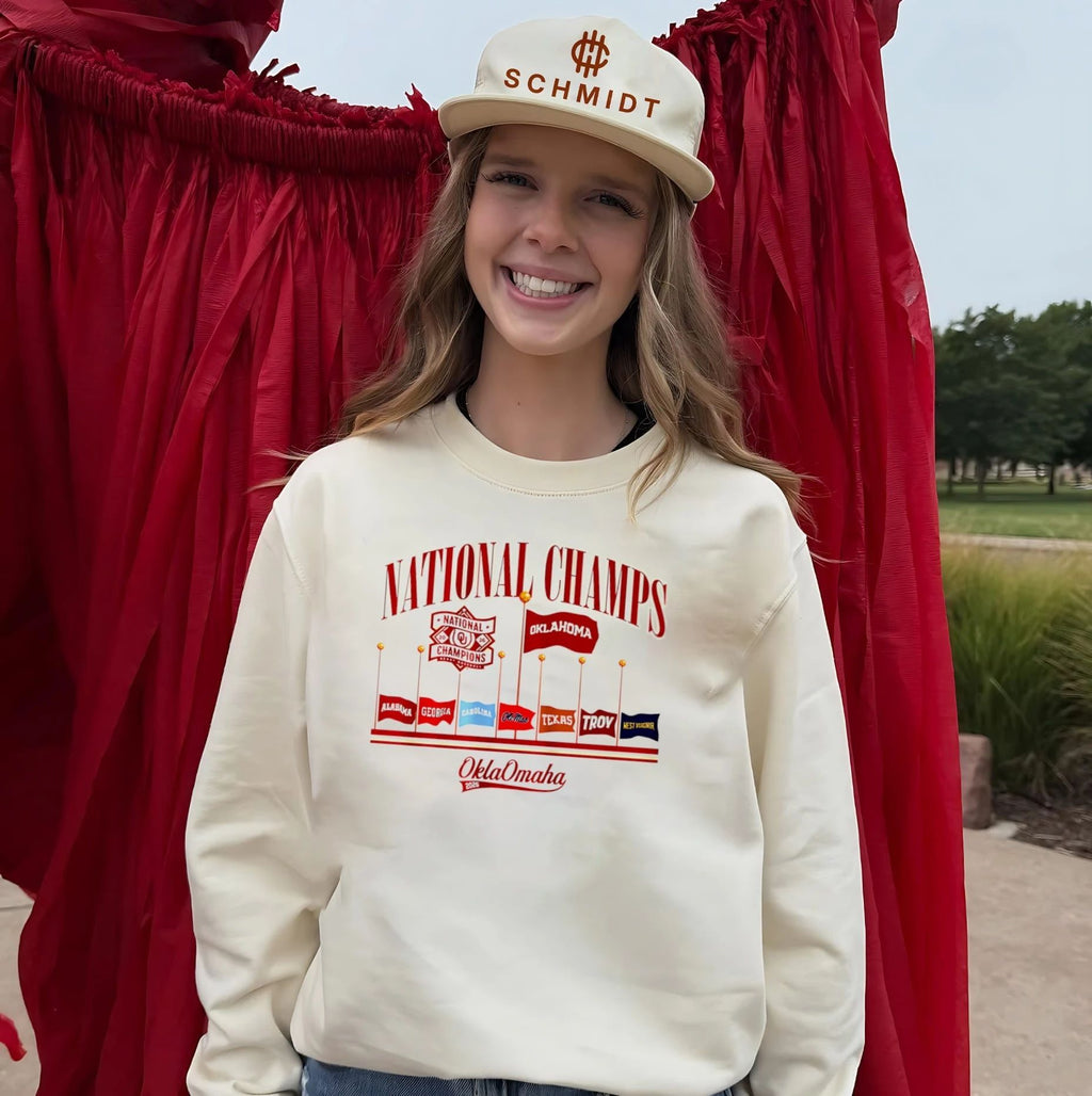 Oklahoma Baseball 2026 National Champions OklaOmaha Flags shirt