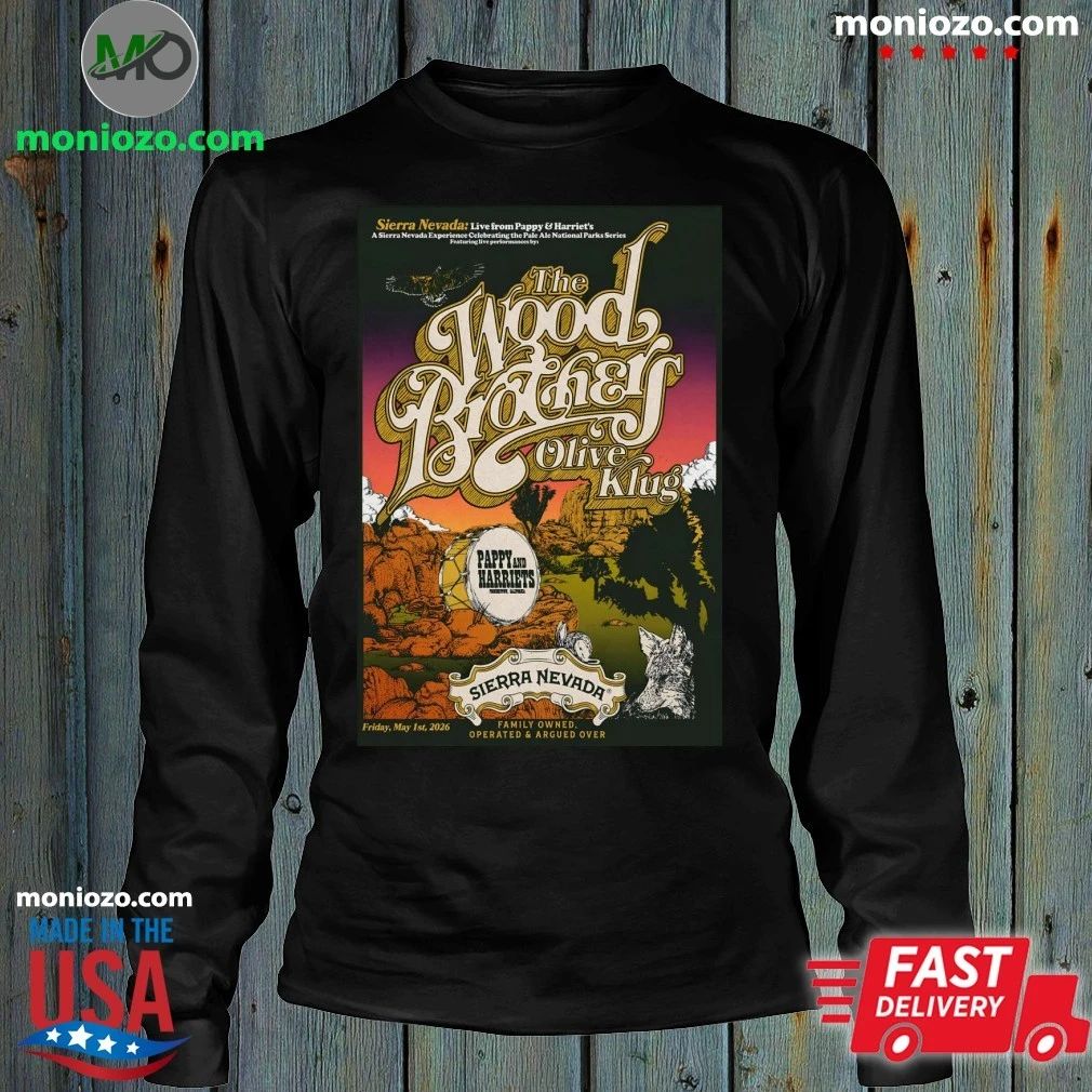 The Wood Brothers Pioneertown CA 5 1 2026 Poster Shirt