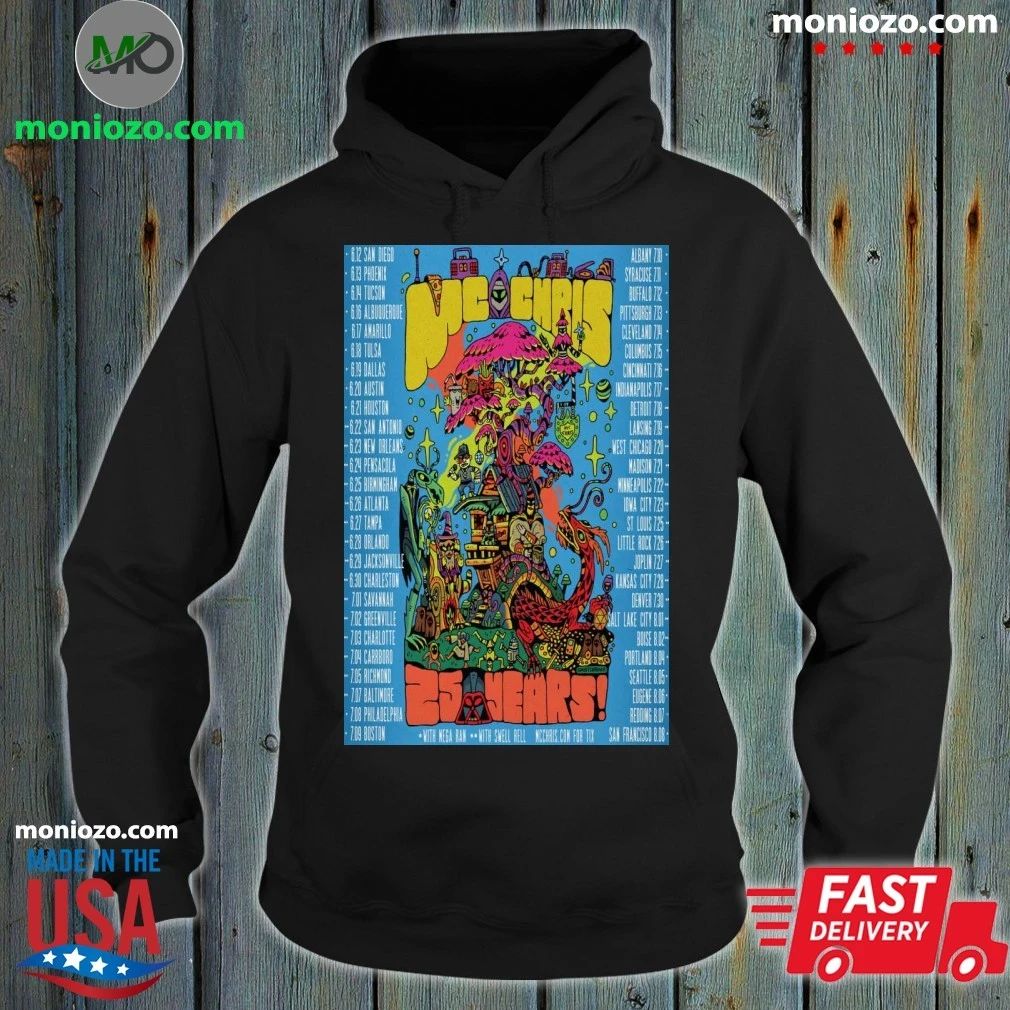 MC Chris Celebrates 25 Years National Tour Poster Shirt