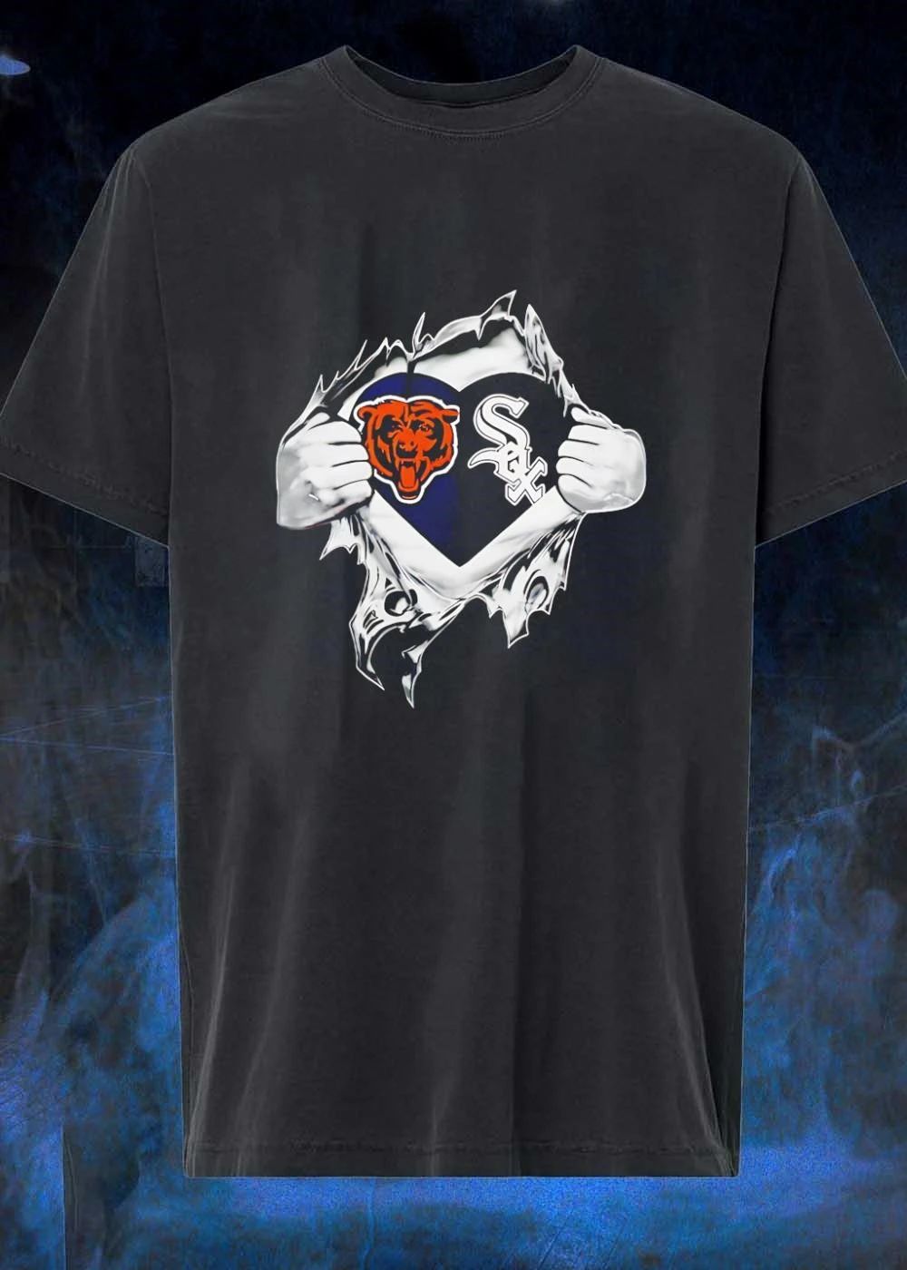 Chicago Fan Gear Show Your Love for the Bears and White Sox T-Shirt