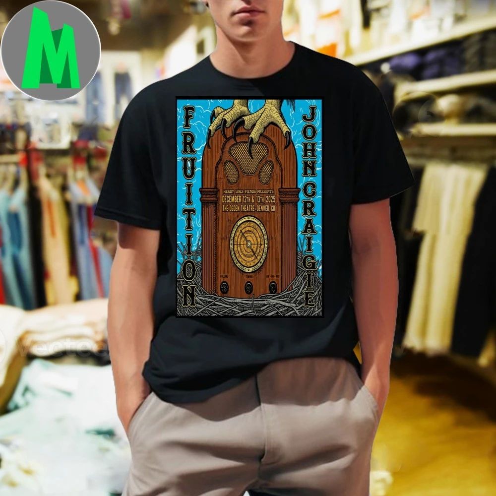 Fruiton And John Craigie At Ogden Theatre On Dec 12-13 2025 Poster Shirt