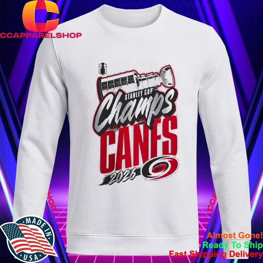 Hurricanes 2026 Stanley Cup Champions Locker Room Shirt