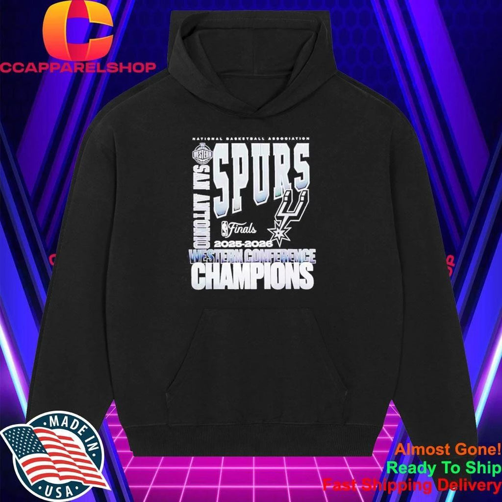 San Antonio Spurs 2025 2026 NBA Western Conference Champions Vintage Shirt