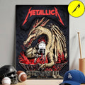 Metallica M72 Chorzow 2026 Venue Poster By Karol Banach Pop Up Merch Store At Stadion Slaski Poland On May 19th 2026 Home Decor Poster Canvas