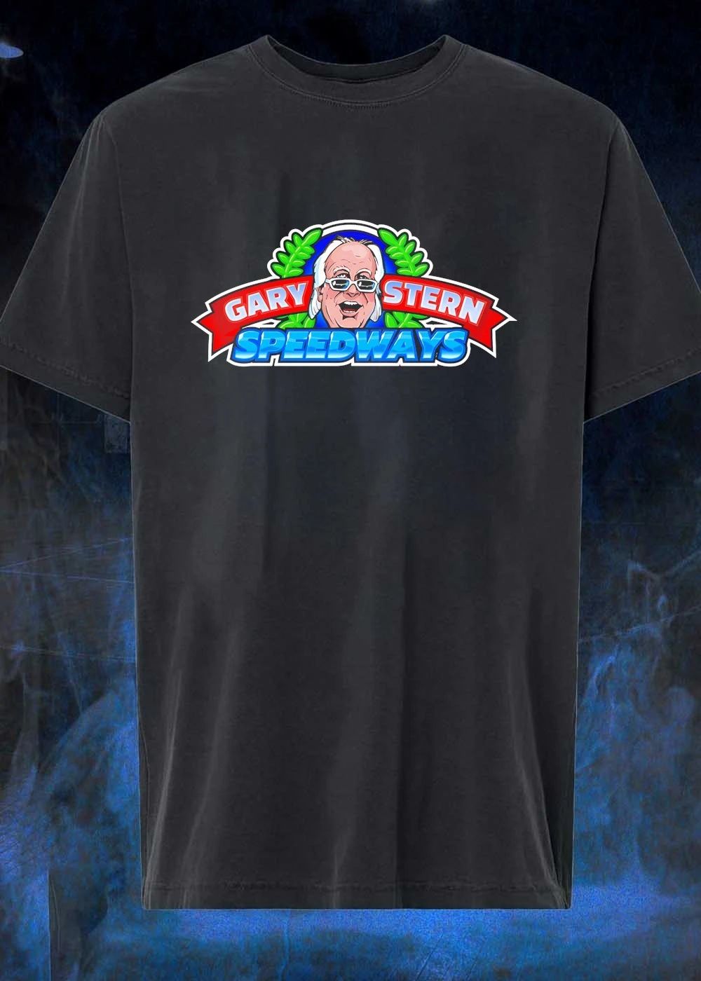 Gary Stern Speedways logo shirt