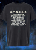 Stress Definition Choke Asshole Humorous Shirt