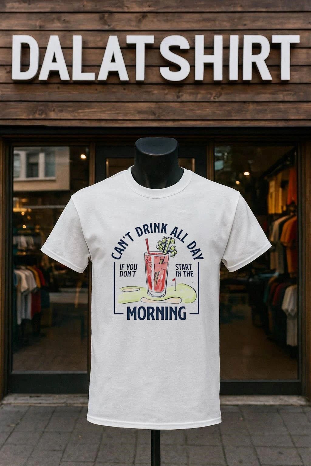 Can’t Drink All Day Caesar morning shirt