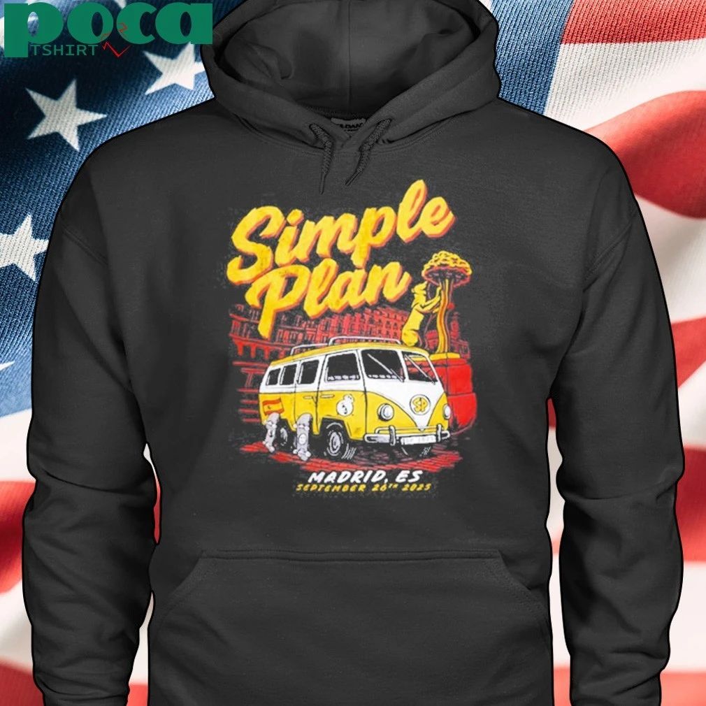 Simple Plan Madrid, Spain 2025 Event T-Shirt