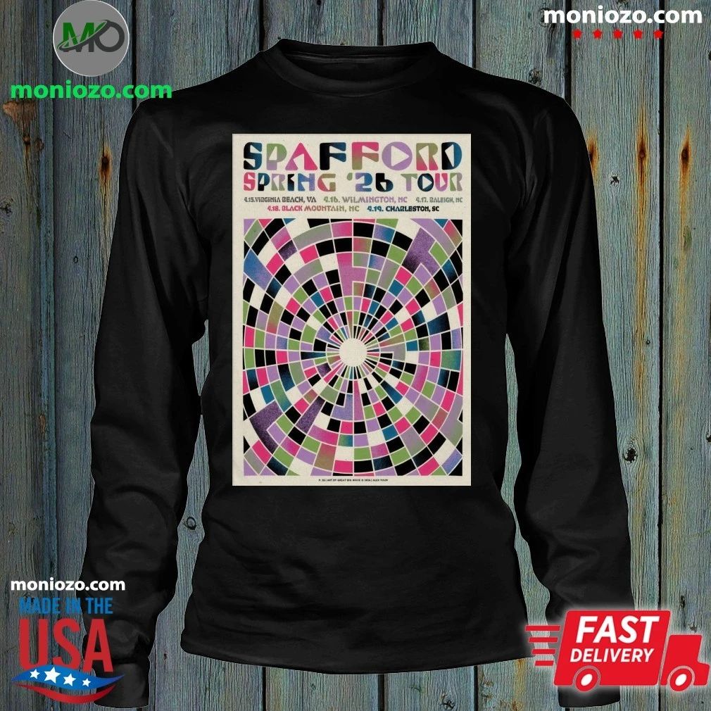 Original Spafford Spring Tour 2026 Poster Shirt