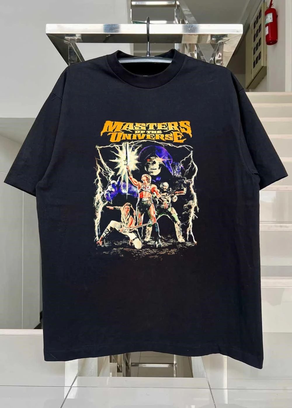 Masters of the Universe He-Man Skeletor Battle Illustration T-Shirt