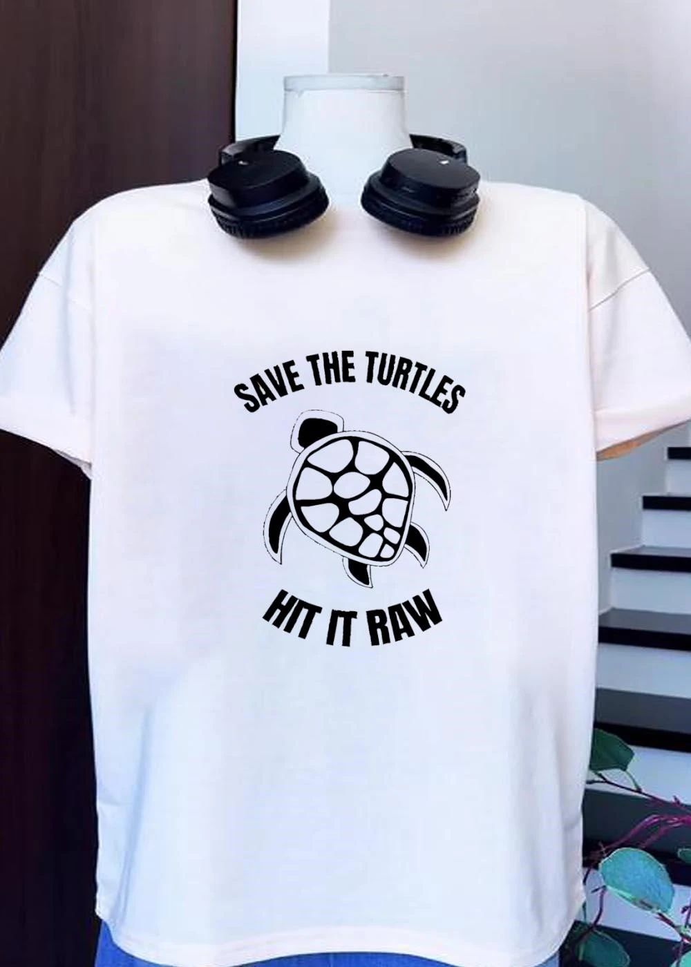 Save the Turtles Hit it Raw Turtle shirt