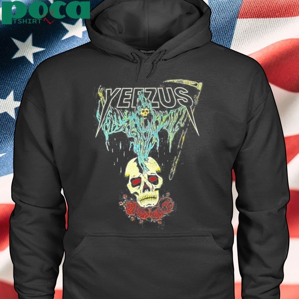 Kanye West Ye Yeezus Grim Reaper Skull And Roses shirt