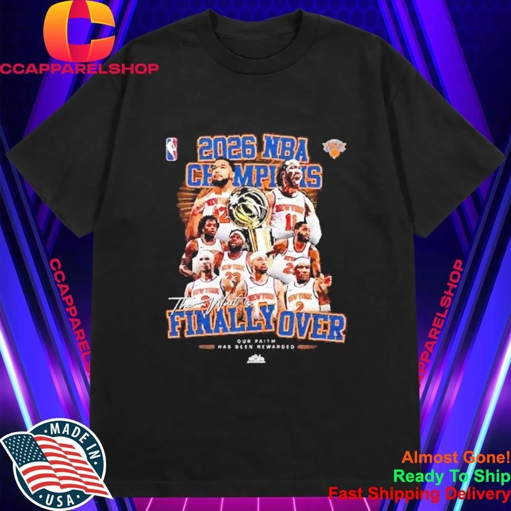 2026 NBA Champions The Wait Is Finally Over New York Basketball Roster Photo Shirt