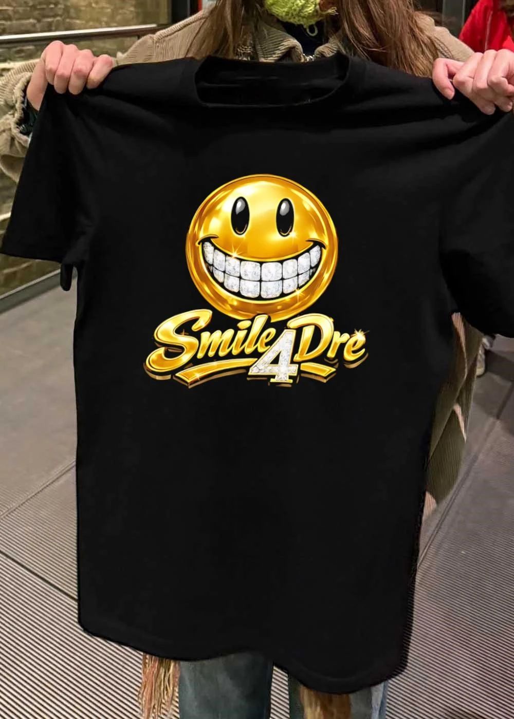 Gold Diamond Grillz Smiley Face Smile4Dre Shirt