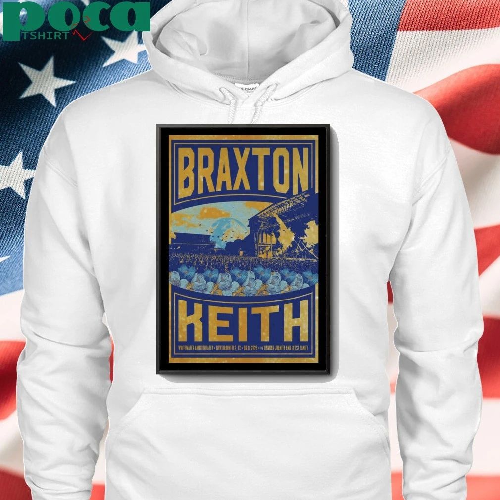 Concert New Braunfels, TX 2025 Braxton Keith Poster shirt