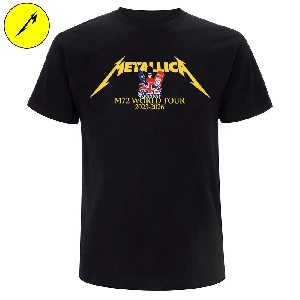Metallica Pop-Up Store London T-Shirt – Limited Edition M72 World Tour Merch