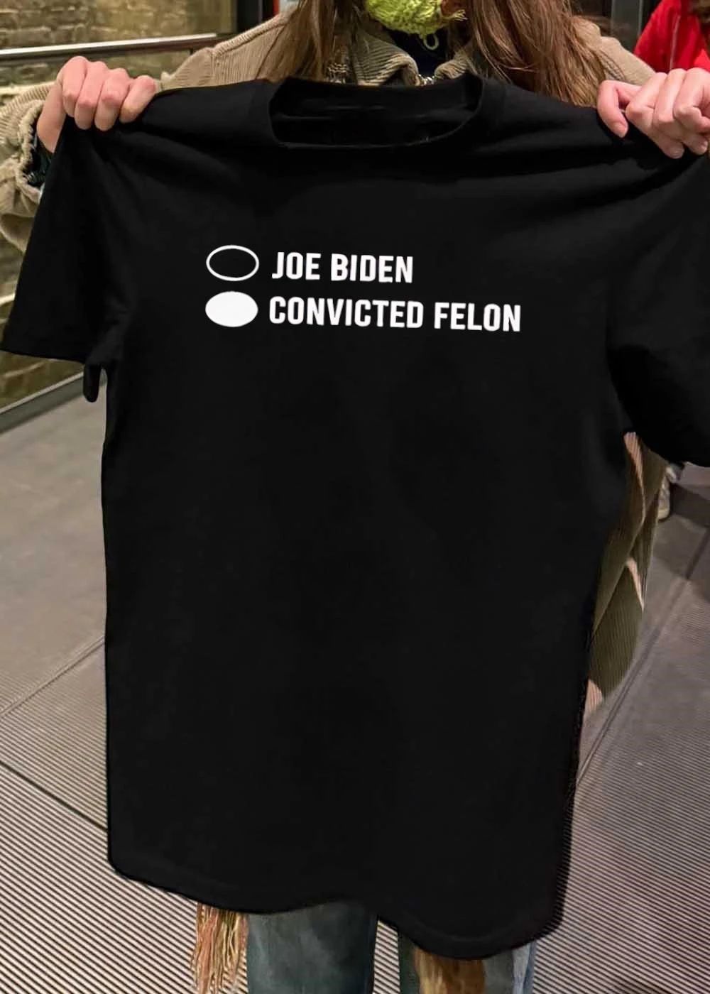 Joe Biden Convicted Felon Political Vote shirt