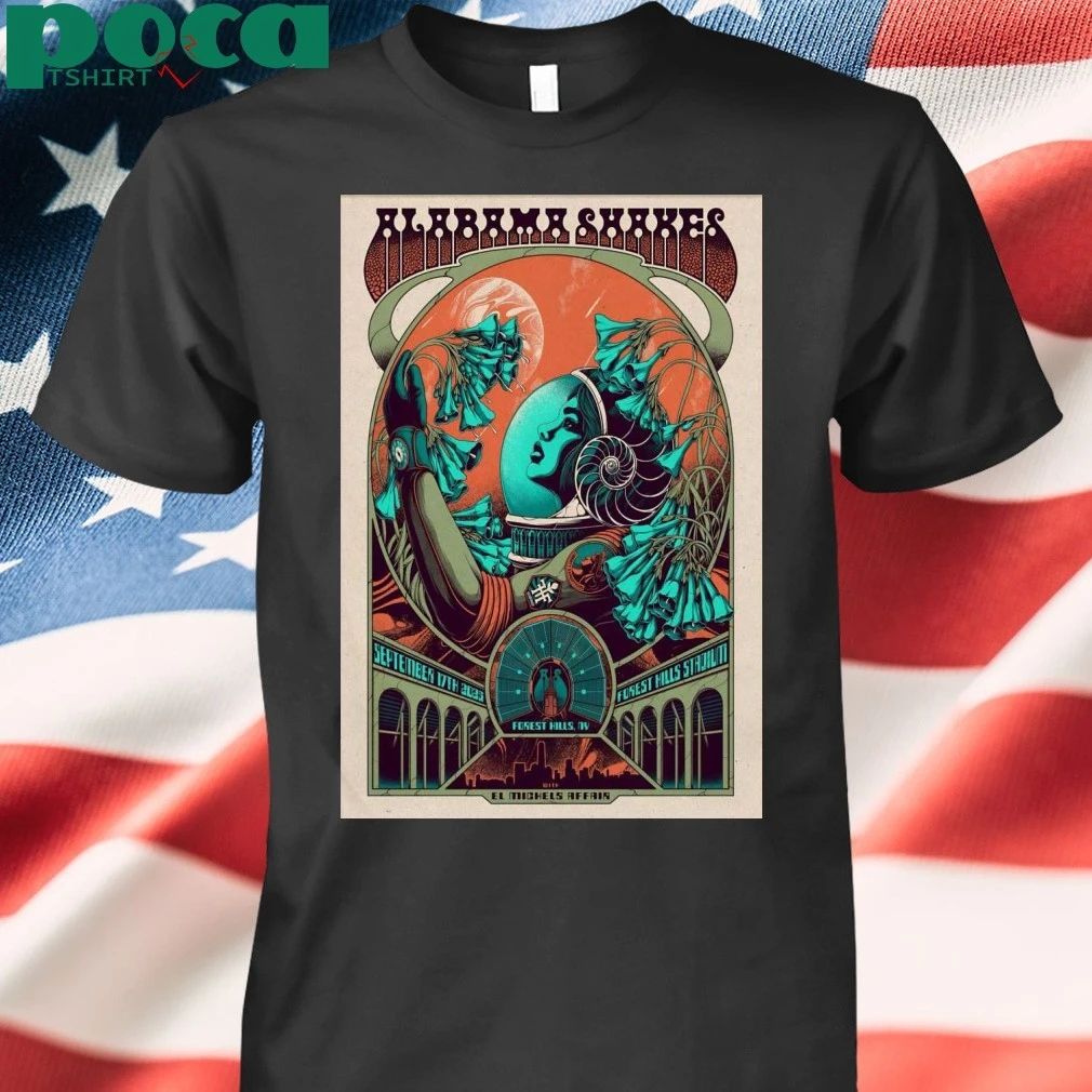 Alabama Shakes At Forest Hills Stadium On Sept 17 2025 Poster T-shirt