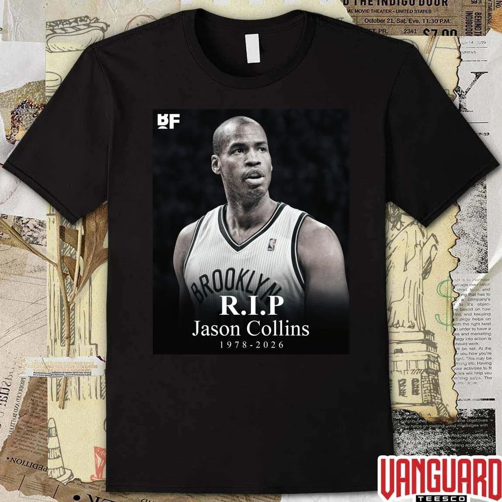 RIP Jason Collins 1978 – 2026 Basketball Forever Poster t-shirt
