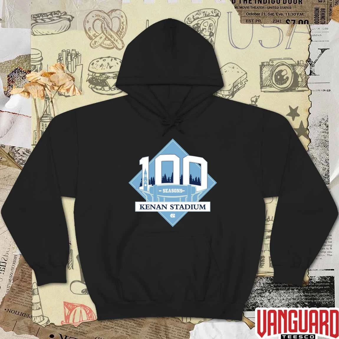 North Carolina Tar Heels Football 100th Season Celebration Kenan Stadium Logo 2026 t-shirt