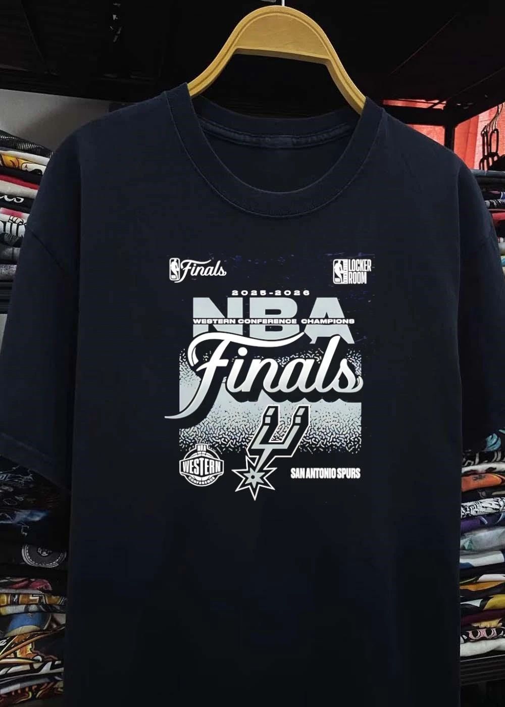San Antonio Spurs 2025 2026 Western Conference Champions NBA Finals Finals 2025 20 shirt
