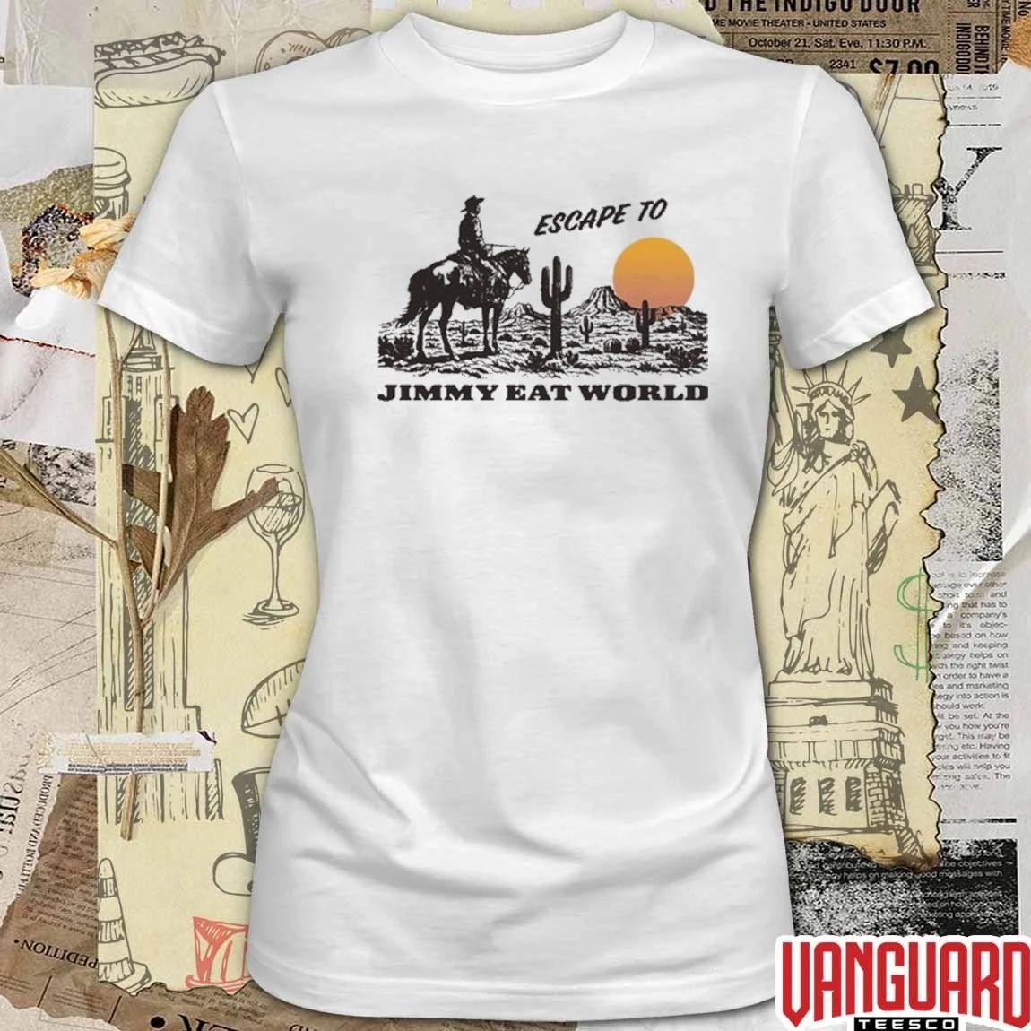 Escape To Jimmy Eat World 2026 Rock Music Concert Tour t-shirt