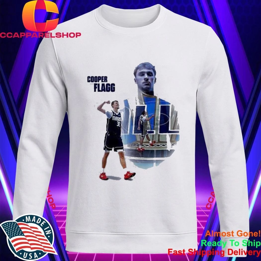 Cooper Flagg Dallas Mavericks jersey NBA Rookie of the Year Shirt
