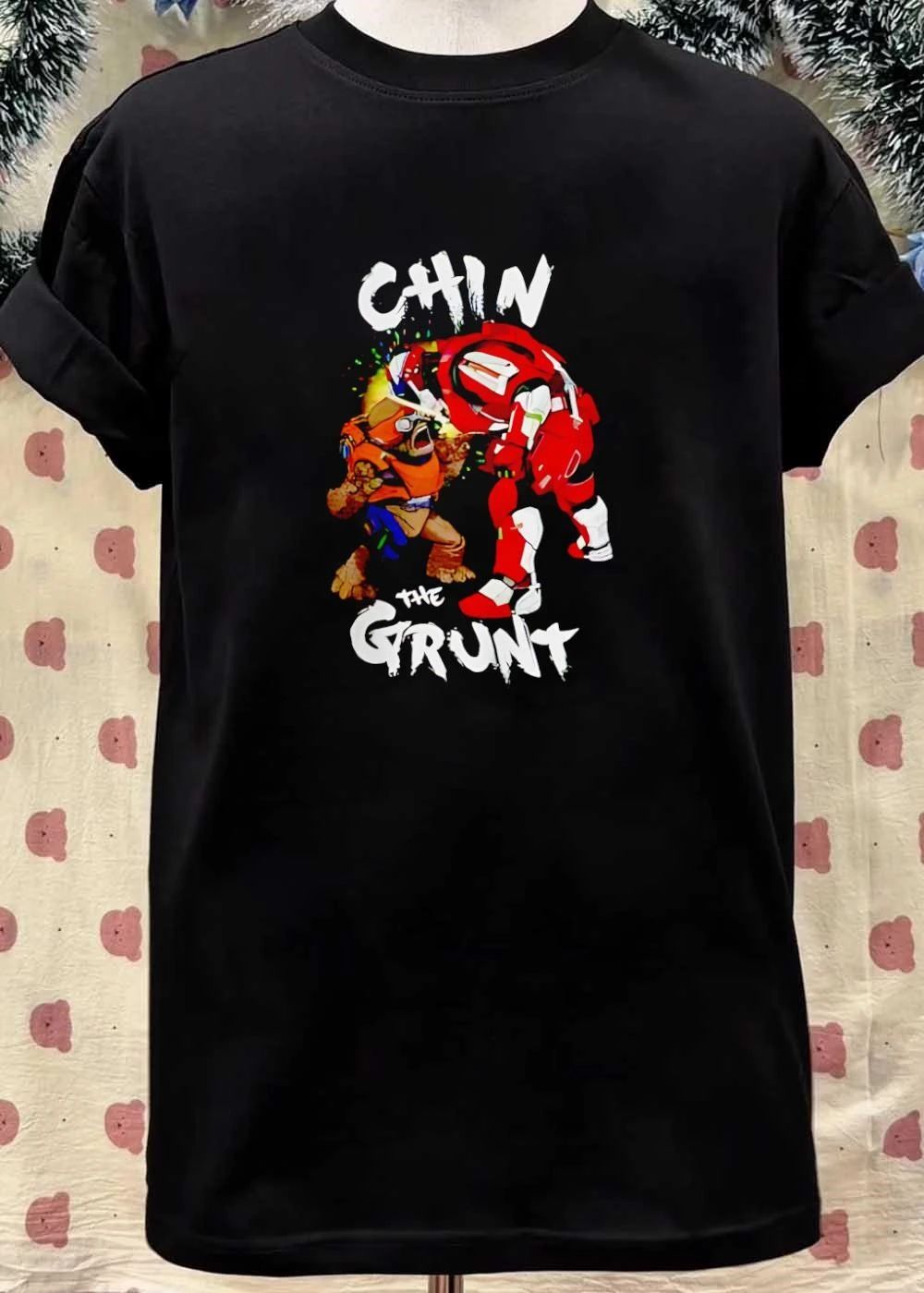 Spartan Punching Unggoy Chin the Grunt T-Shirt