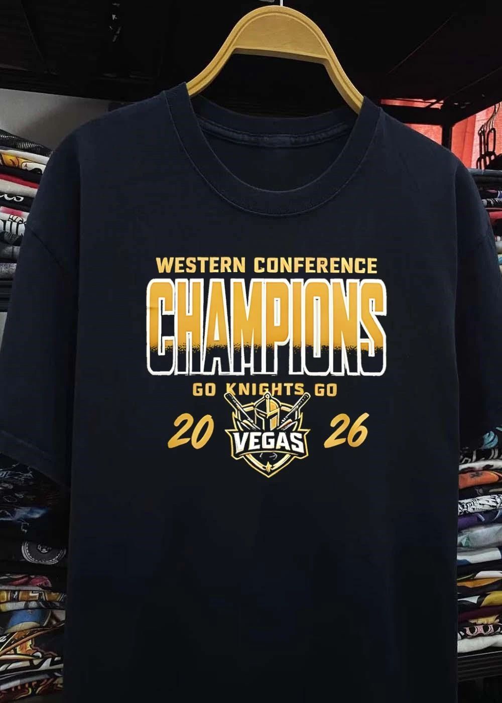 Vegas Golden Knights 2026 Western Conference Champions Hockey Logo shirt